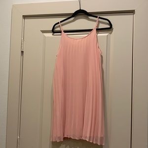 BCBGeneration Peach Pleated Slip Dress